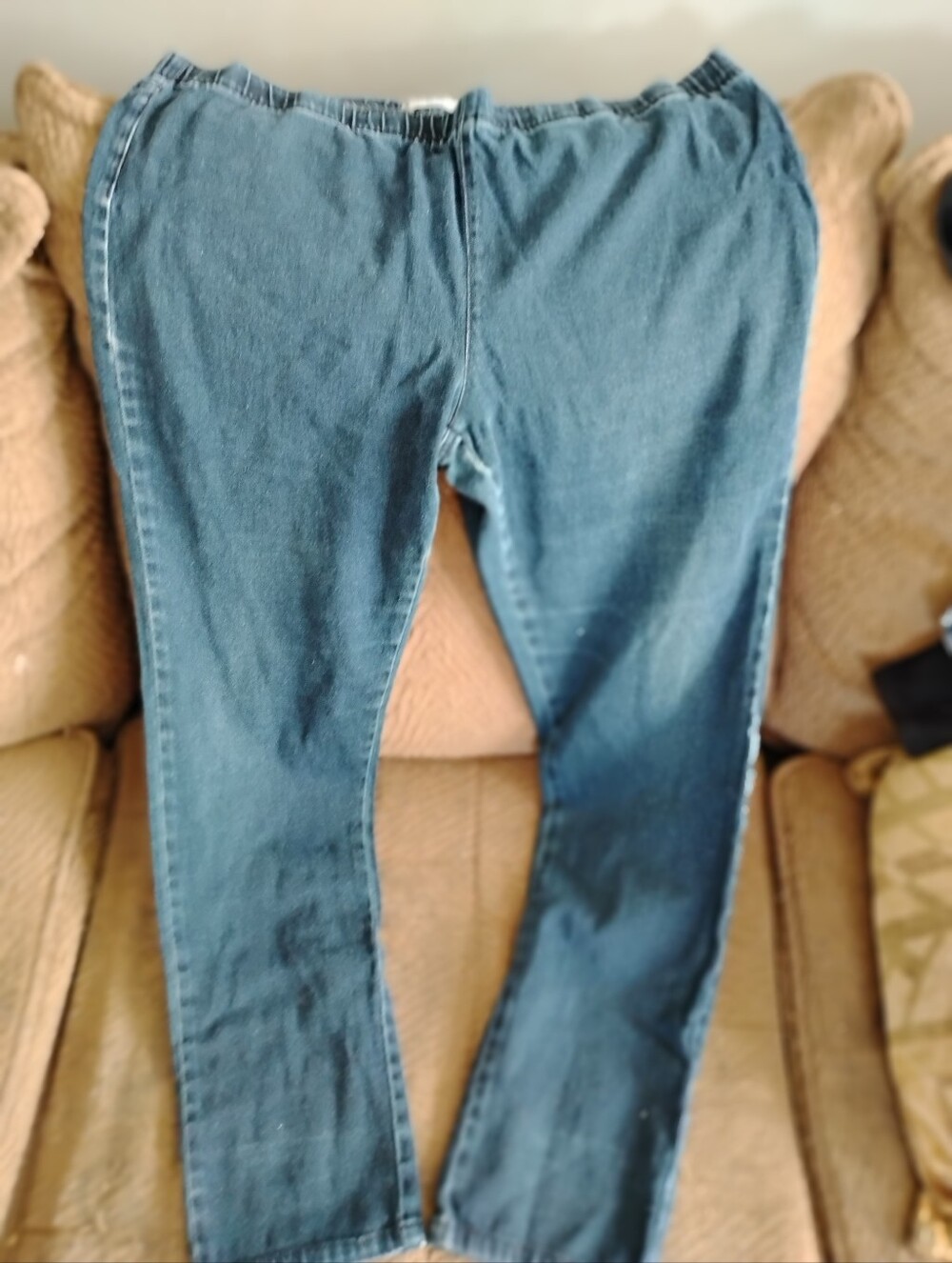 ALFRED SUNG Indigo Stretch Jeggings